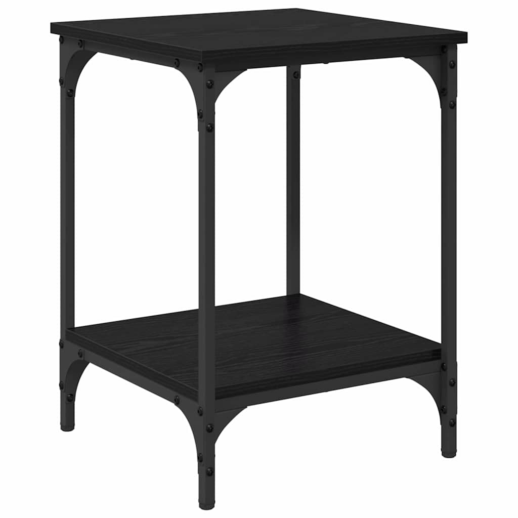 Sofabord Sort eg 40 x 40 x 55 cm Konstrueret træ