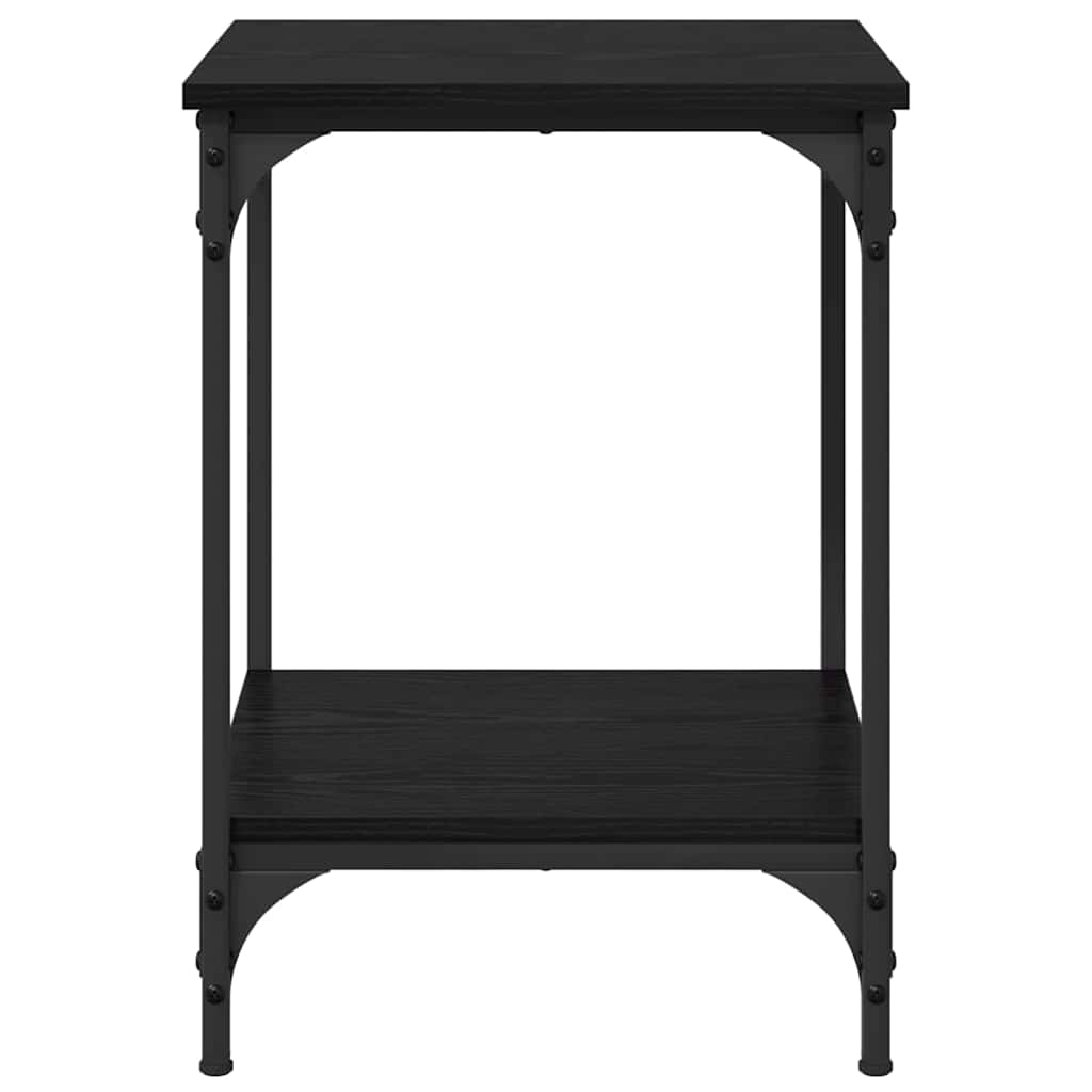 Sofabord Sort eg 40 x 40 x 55 cm Konstrueret træ