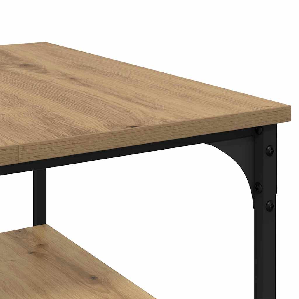 Sofabord Artisan Egetræ 55 x 55 x 40 cm Konstrueret træ