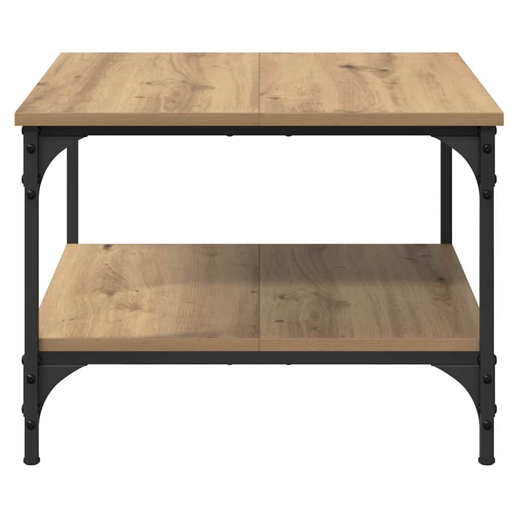 Sofabord Artisan Egetræ 55 x 55 x 40 cm Konstrueret træ