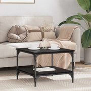 Sofabord Sort eg 55 x 55 x 40 cm Konstrueret træ