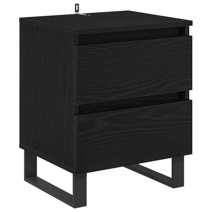 Natskab Sort eg 40 x 35 x 50 cm Konstrueret træ