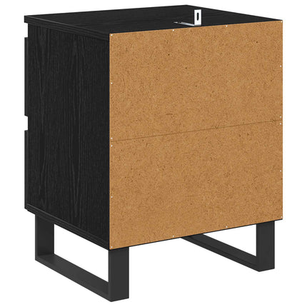 Natskab Sort eg 40 x 35 x 50 cm Konstrueret træ