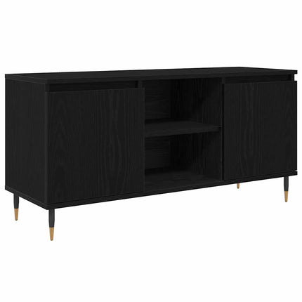 TV-skab 104 x 35 x 50 cm Sort eg Konstrueret træ