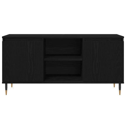 TV-skab 104 x 35 x 50 cm Sort eg Konstrueret træ