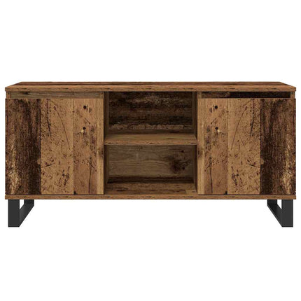TV-skab 104 x 35 x 50 cm Gammelt træ Konstrueret træ