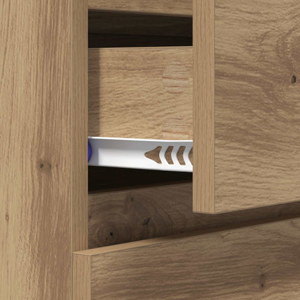Sideboard Artisan Egetræ 60 x 35 x 70 cm Konstrueret træ