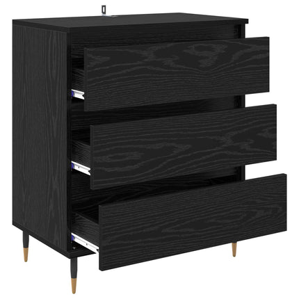 Sideboard Sort eg 60 x 35 x 70 cm Konstrueret træ