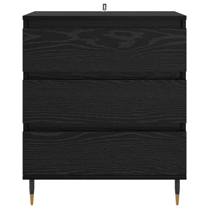 Sideboard Sort eg 60 x 35 x 70 cm Konstrueret træ