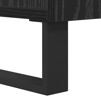 Natskab Sort eg 40 x 35 x 47,5 cm Konstrueret træ