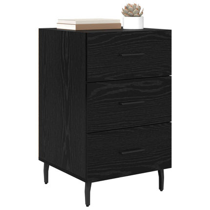 Natskab Sort eg 40 x 40 x 66 cm Konstrueret træ