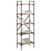 Bogreol Gammelt træ 56 x 32 x 174 cm Konstrueret træ