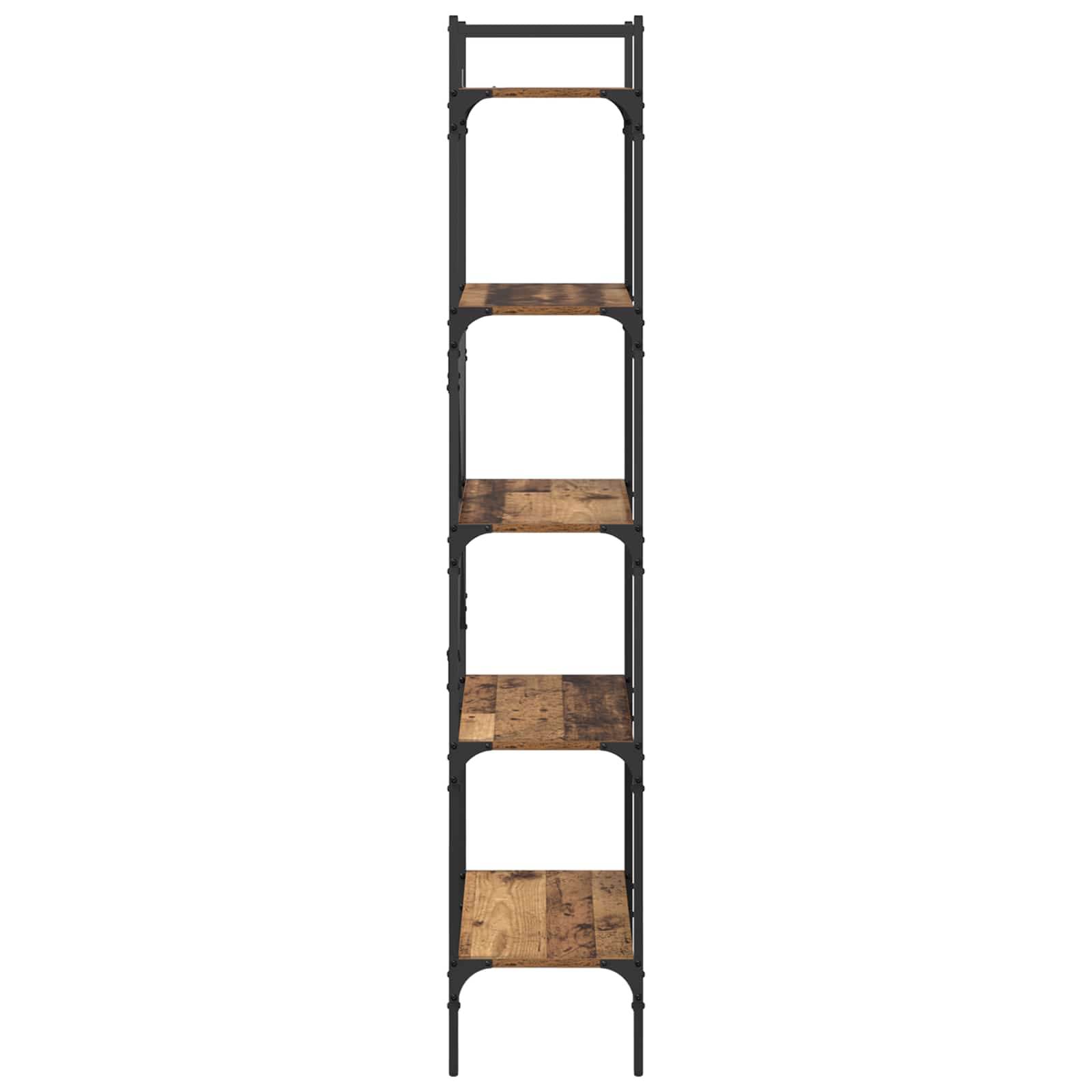 Bogreol Gammelt træ 56 x 32 x 174 cm Konstrueret træ