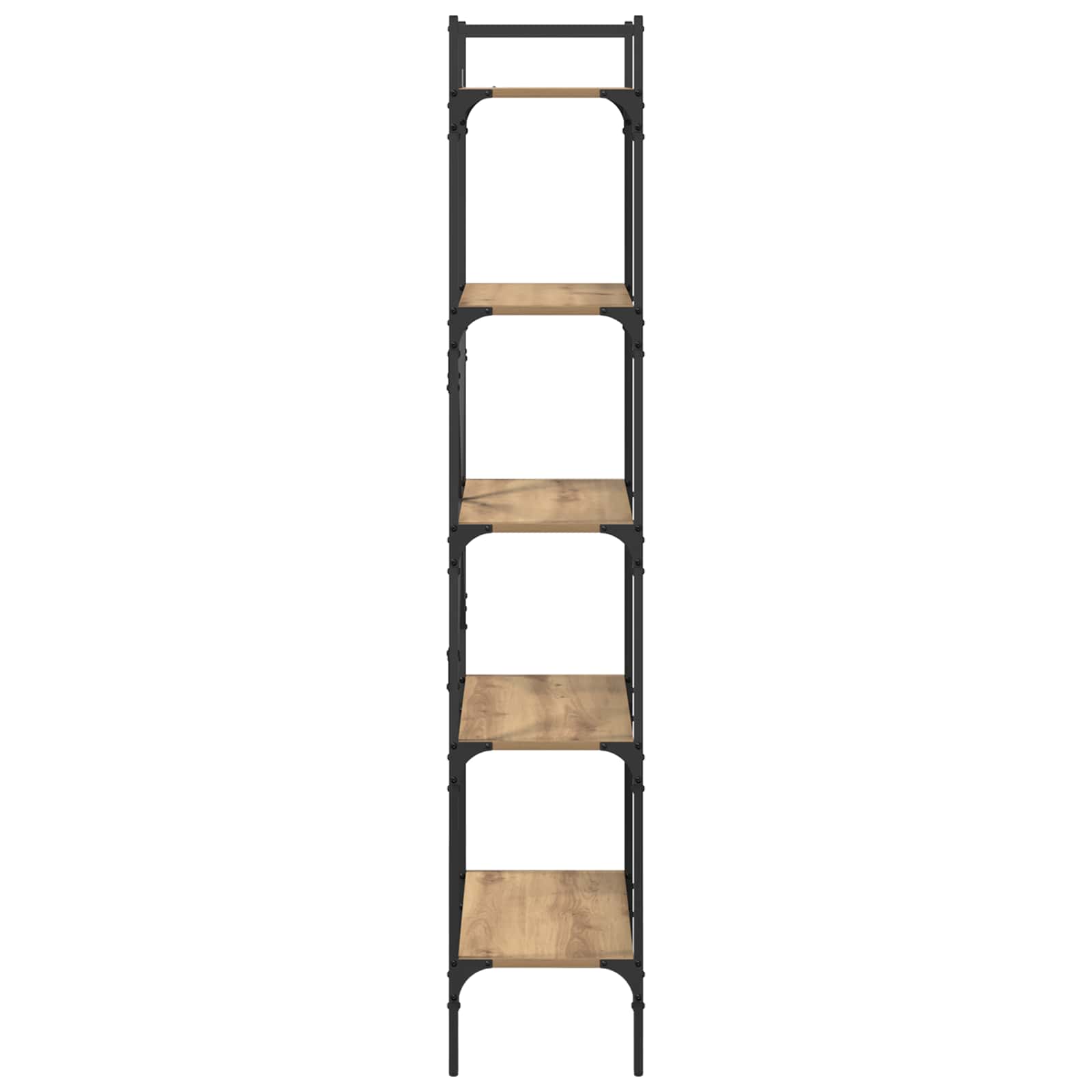Bogreol Artisan Egetræ 56 x 32 x 174 cm Konstrueret træ