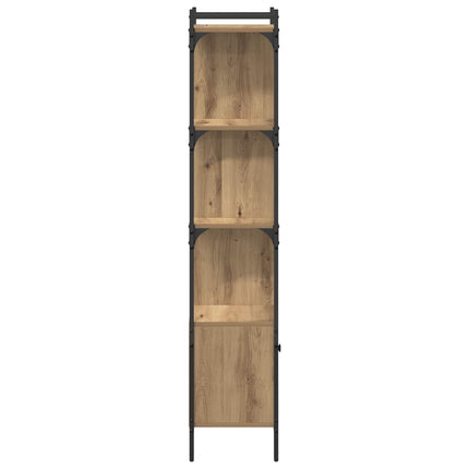 Bogreol 6 niveauer 44,5 x 30 x 154,5 cm Konstrueret træ