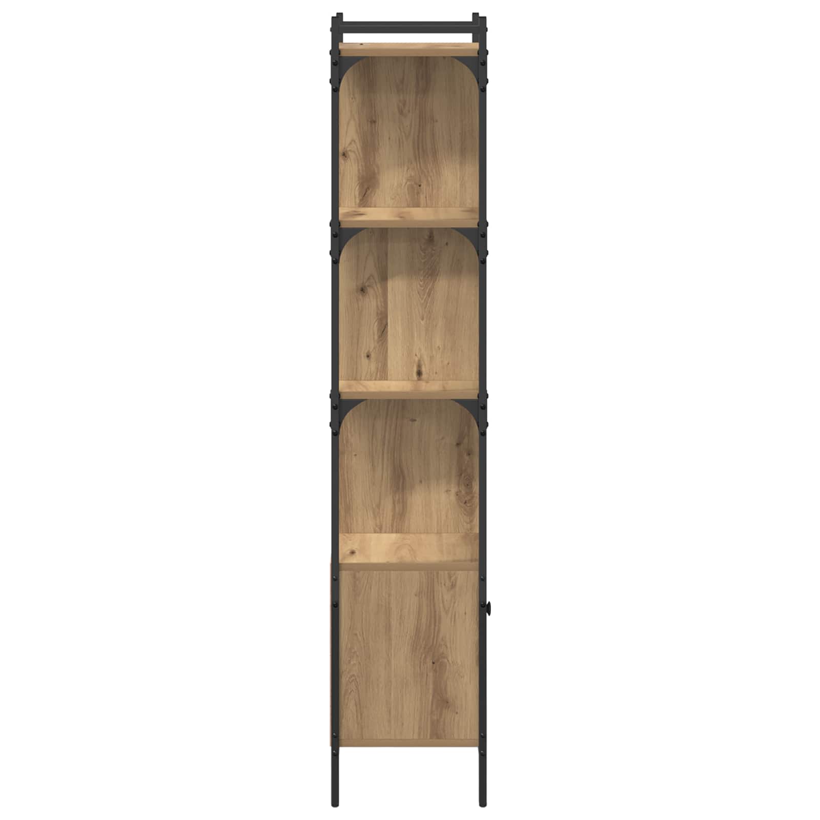 Bogreol Artisan Egetræ 44,5 x 30 x 154,5 cm Konstrueret træ