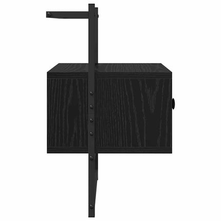 Natskab Sort eg 35 x 30 x 51 cm Konstrueret træ