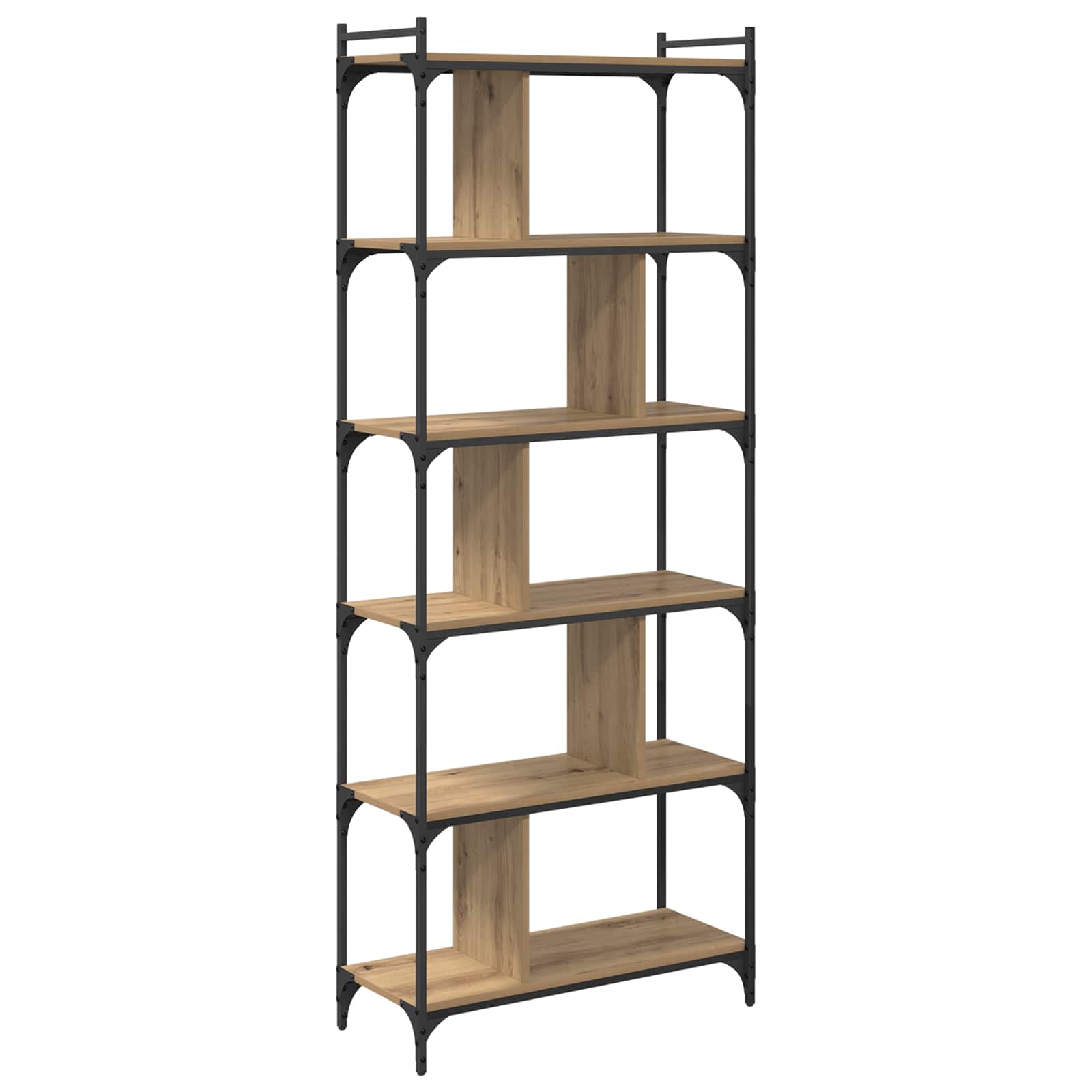 Bogreol artisan eg 76 x 32 x 192 cm Konstrueret træ