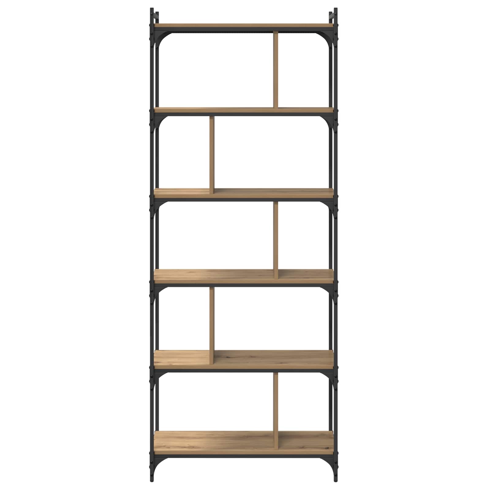 Bogreol artisan eg 76 x 32 x 192 cm Konstrueret træ
