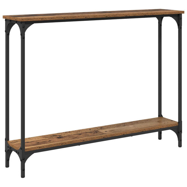 Konsolbord Gammelt træ 100 x 22,5 x 75 cm Konstrueret træ