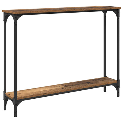 Konsolbord Gammelt træ 100 x 22,5 x 75 cm Konstrueret træ