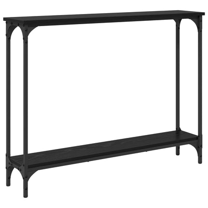 Konsolbord Sort eg 100 x 22,5 x 75 cm Konstrueret træ