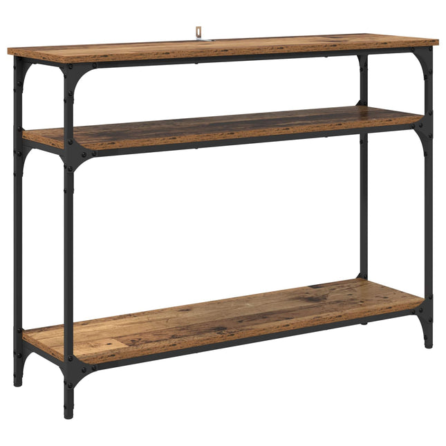Konsolbord Gammelt træ 100 x 29 x 75 cm Konstrueret træ