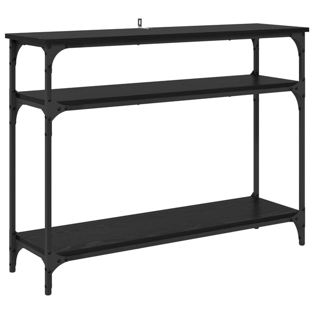 Konsolbord Sort eg 100 x 29 x 75 cm Konstrueret træ