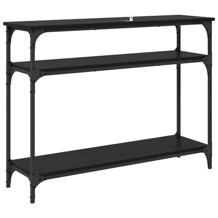 Konsolbord Sort eg 100 x 29 x 75 cm Konstrueret træ