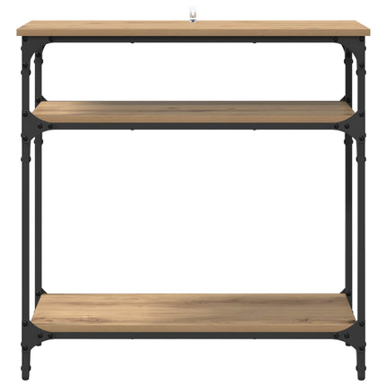 Konsolbord Artisan Egetræ 75 x 29 x 75 cm Konstrueret træ