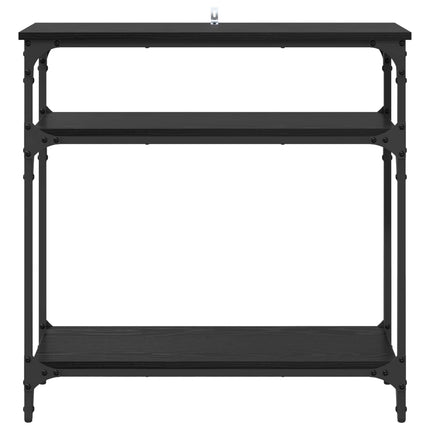 Konsolbord Sort eg 75 x 29 x 75 cm Konstrueret træ