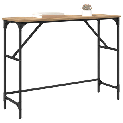 Konsolbord Artisan Egetræ 100 x 32 x 75 cm Konstrueret træ