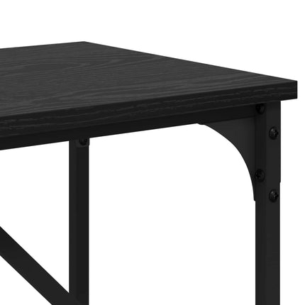 Konsolbord Sort eg 100 x 32 x 75 cm Konstrueret træ