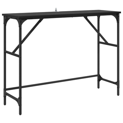 Konsolbord Sort eg 100 x 32 x 75 cm Konstrueret træ