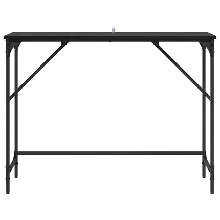 Konsolbord Sort eg 100 x 32 x 75 cm Konstrueret træ
