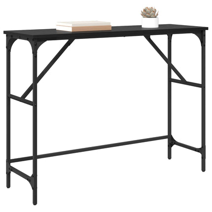 Konsolbord Sort eg 100 x 32 x 75 cm Konstrueret træ