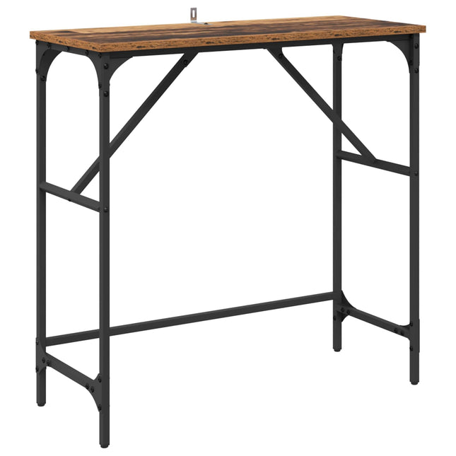 Konsolbord Gammelt træ 75 x 32 x 75 cm Konstrueret træ