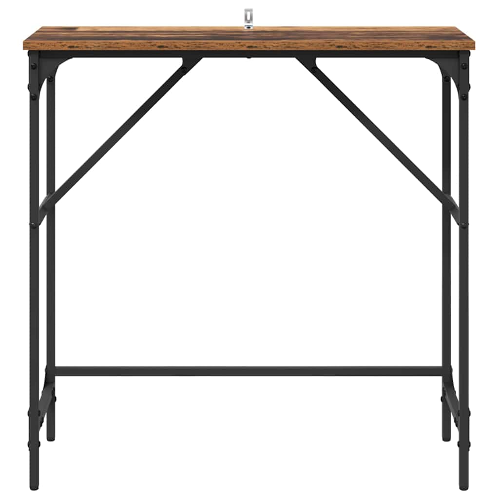 Konsolbord Gammelt træ 75 x 32 x 75 cm Konstrueret træ