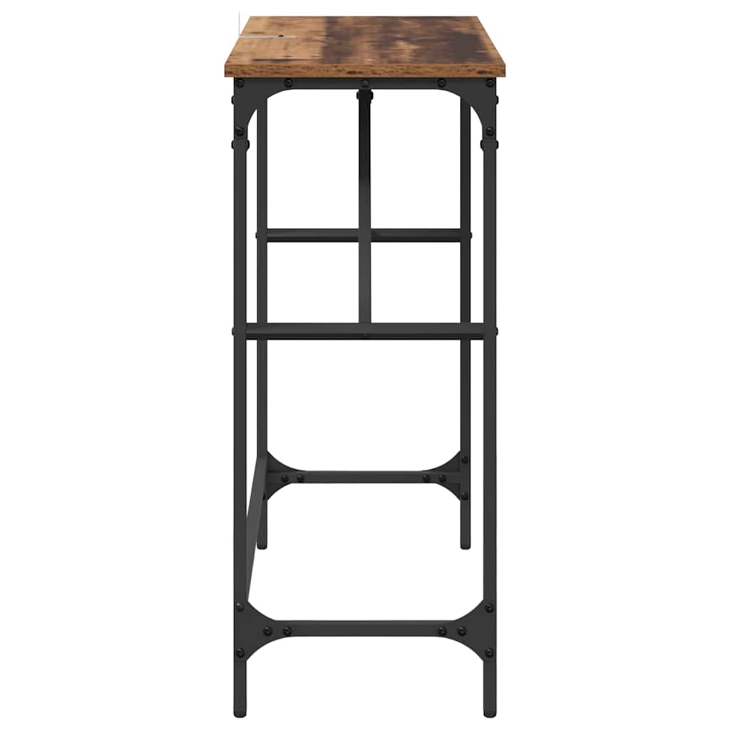 Konsolbord Gammelt træ 75 x 32 x 75 cm Konstrueret træ