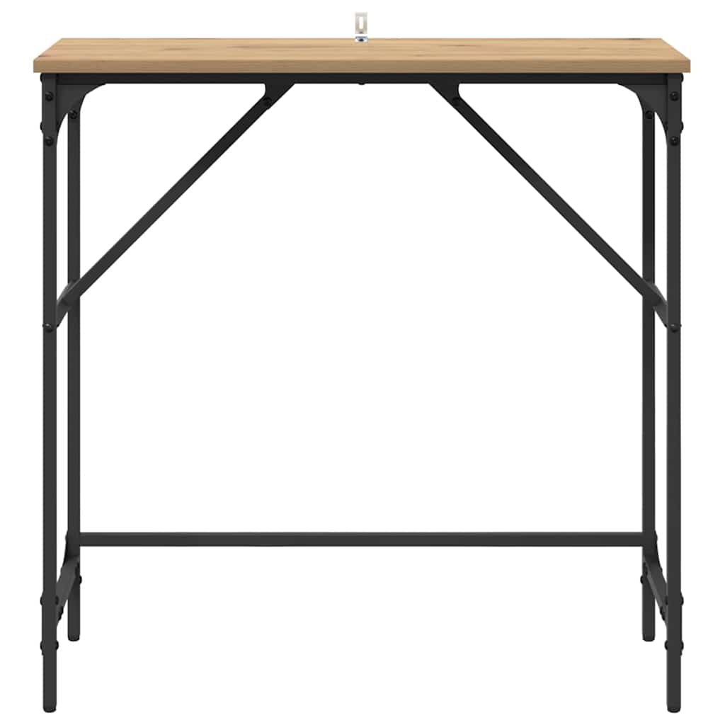 Konsolbord artisan eg 75 x 32 x 75 cm Konstrueret træ