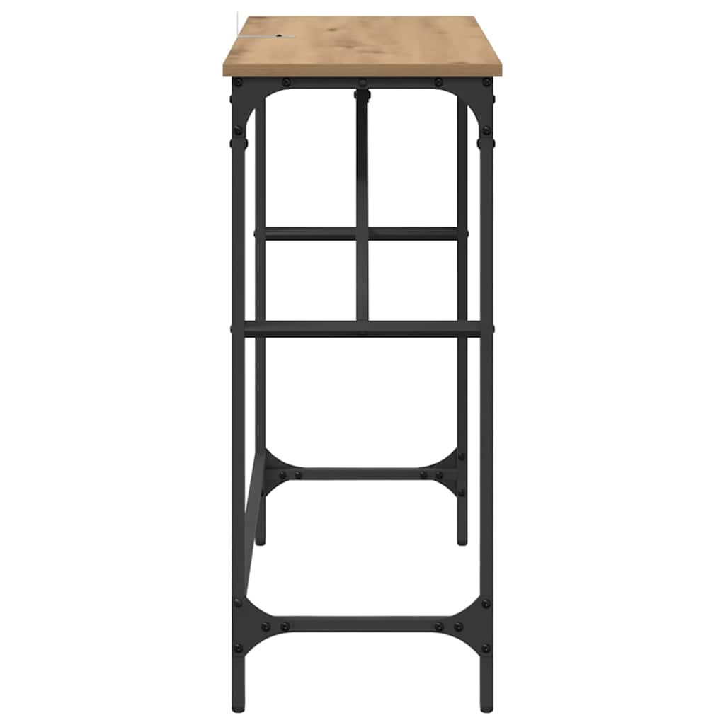 Konsolbord artisan eg 75 x 32 x 75 cm Konstrueret træ