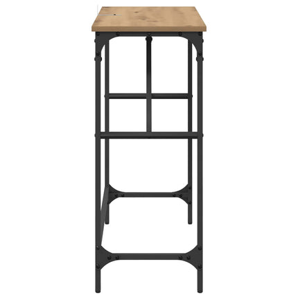 Konsolbord Artisan Egetræ 75 x 32 x 75 cm Konstrueret træ