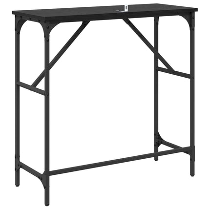 Konsolbord Sort eg 75 x 32 x 75 cm Konstrueret træ