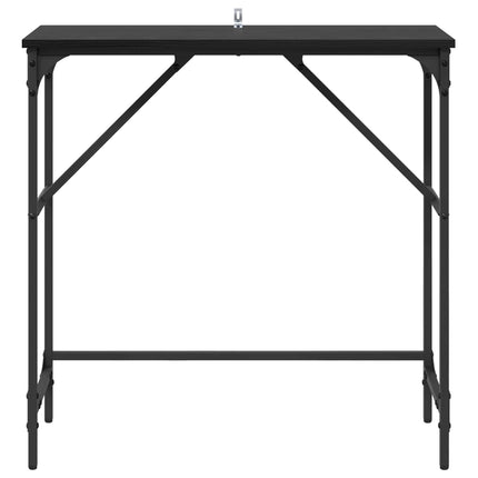 Konsolbord Sort eg 75 x 32 x 75 cm Konstrueret træ