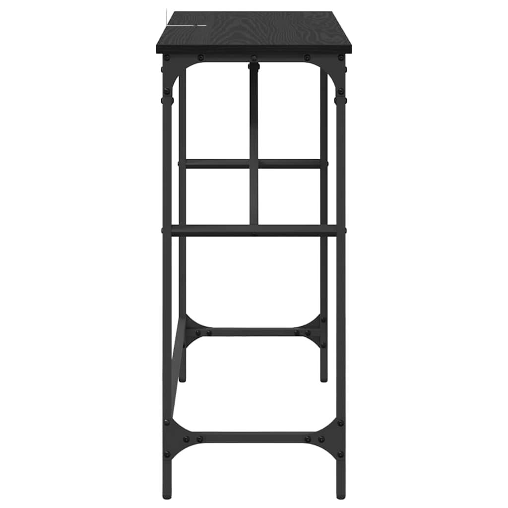 Konsolbord Sort eg 75 x 32 x 75 cm Konstrueret træ