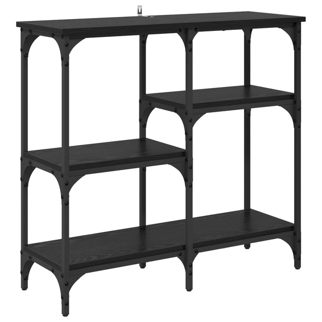 Konsolbord Sort eg 80 x 29 x 75 cm Konstrueret træ