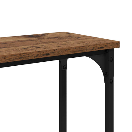 Konsolbord Gammelt træ 145 x 22,5 x 75 cm Konstrueret træ