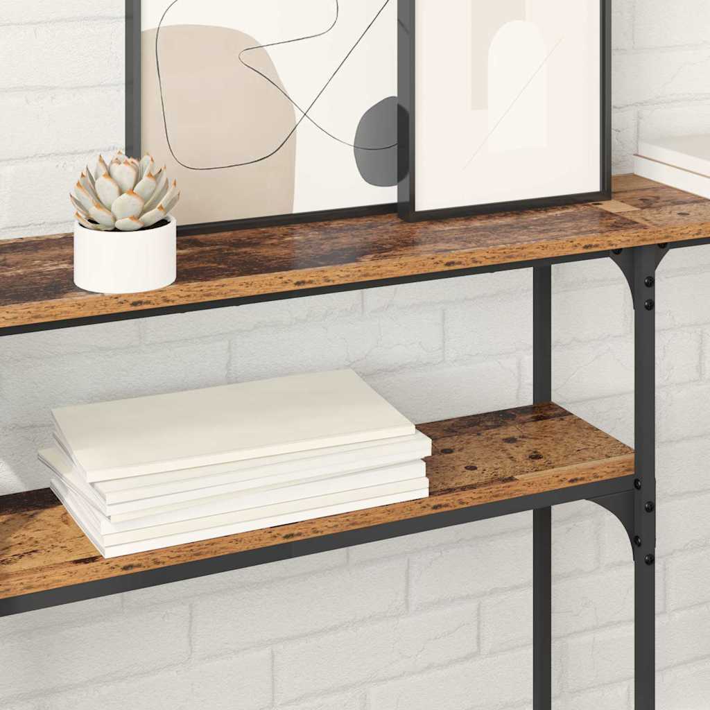 Konsolbord Gammelt træ 145x22.5x75cm Konstrueret træ