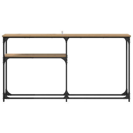 Konsolbord Artisan Egetræ 145 x 22,5 x 75 cm Konstrueret træ