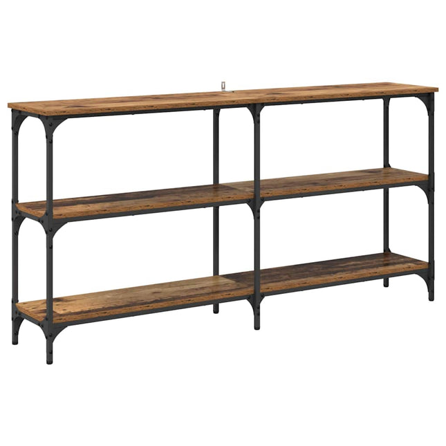 Konsolbord Gammelt træ 150 x 29 x 75 cm Samlet træ og metal
